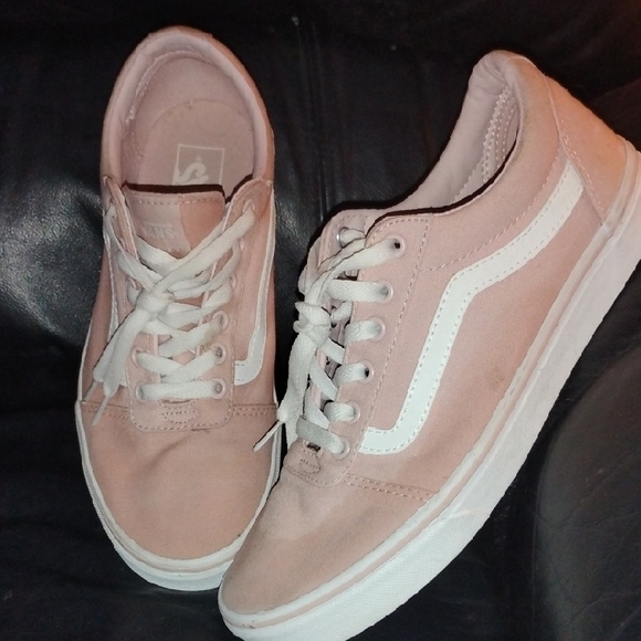 Vans Women's Light Pink Sneakers Women's 10/ Mens 8.5 - Picture 12 of 15